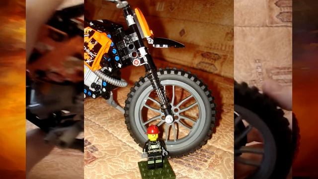 Lego Motorcycle 42007 by Russian Engineer смотреть онлайн
