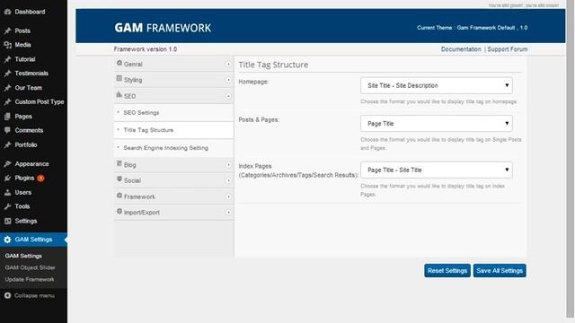 How To Setup Wordpress SEO - Titles & Meta Settings By GAM Framework смотреть онлайн