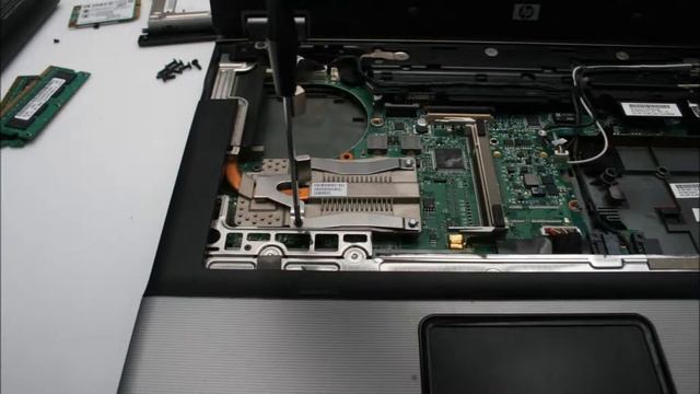 HP 6735b 노트북 분해(Laptop disassembly) смотреть онлайн