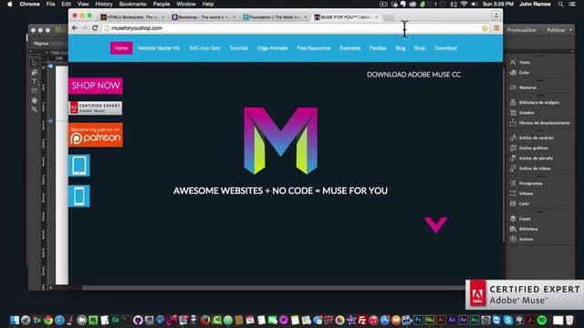 Responsive vs. Adaptive Web Design | 5-Minute Series | Adobe Muse CC | Muse For You смотреть онлайн
