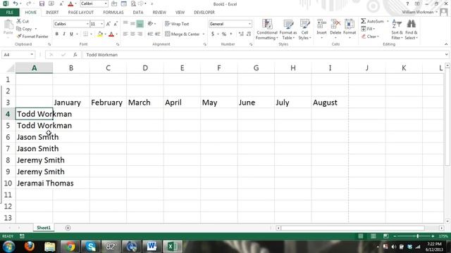 MS Excel 2013 Tutorial FOR BEGINNERS PART 2 - How to use Excel - formulas, charts, tables смотреть онлайн