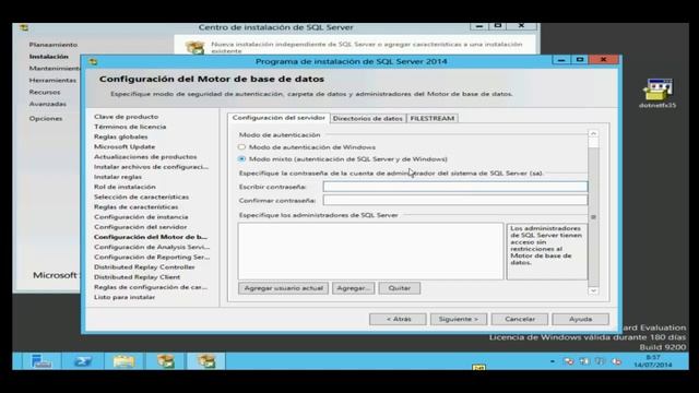 Instalación de SQL Server 2014 en Windows Server 2012 смотреть онлайн