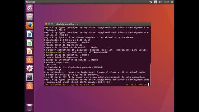 INSTALAR KOMODO EDIT EN UBUNTU 16.04 смотреть онлайн