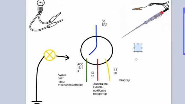 Как определить контролькой назначение выводов контактной группы смотреть онлайн