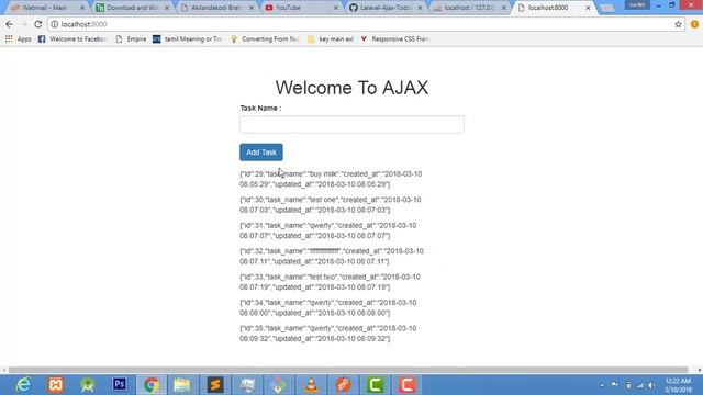 Laravel | Tutorials in Tamil | Ajax- Display part two смотреть онлайн