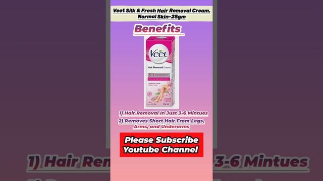 Veet Silk & Fresh Hair Removal Cream, Normal Skin-25gm Benefits | Shorts ? смотреть онлайн