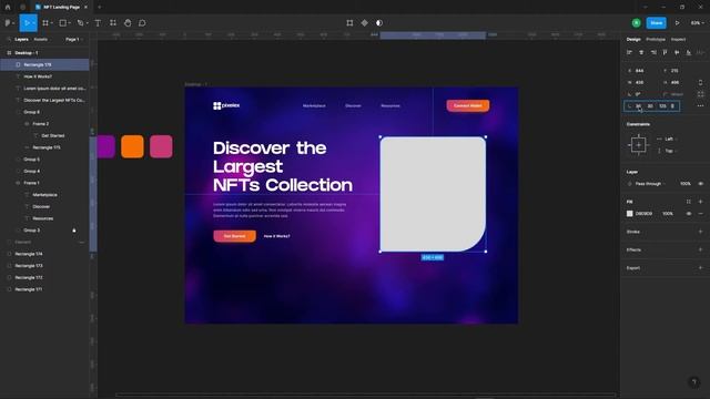 Designing a NFT Website Landing Page UI Design | Figma Tutorial смотреть онлайн