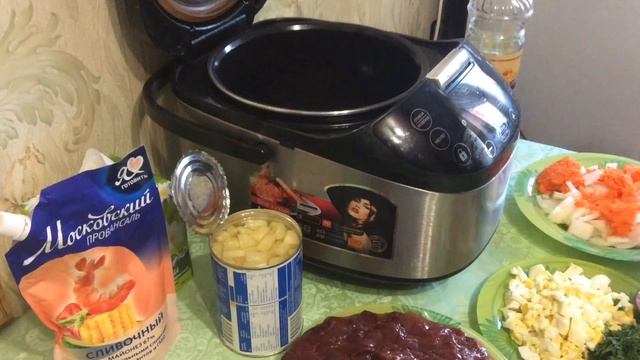 Салат из куриной печени с ананасом смотреть онлайн