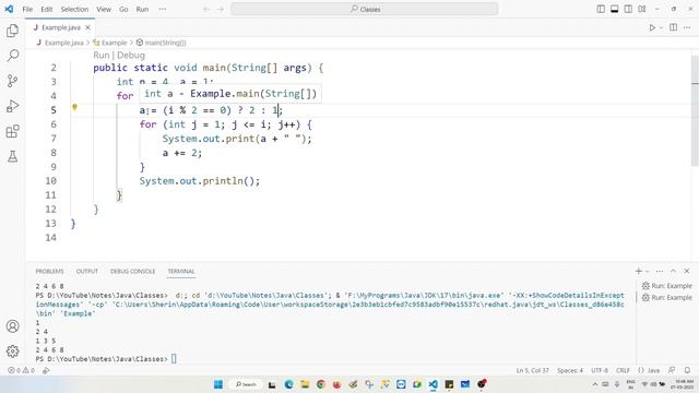 Java examples for nested loops (Core Java Class 9) смотреть онлайн