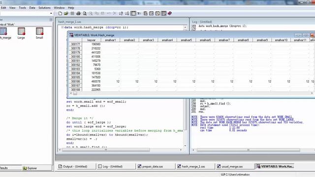 sas hash merge смотреть онлайн