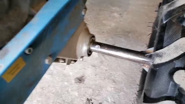 Переделка Honda dio в передний адаптер мотоблока Нева. Продолжение... смотреть онлайн