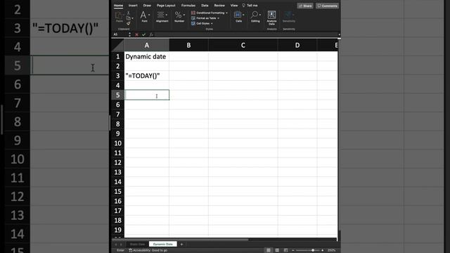 How to enter current date into Excel смотреть онлайн