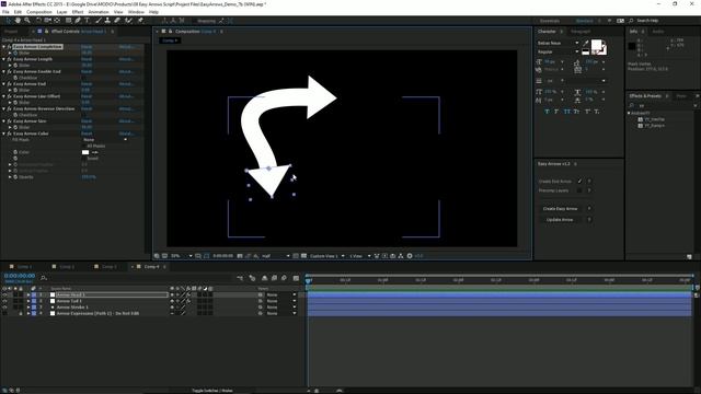 EASY ARROWS Script for After Effects [Download] смотреть онлайн