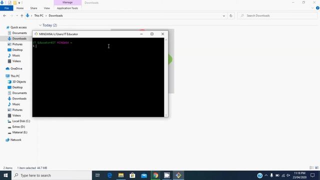Git Tutorial 1 - How to Download, Install and Configure Git смотреть онлайн