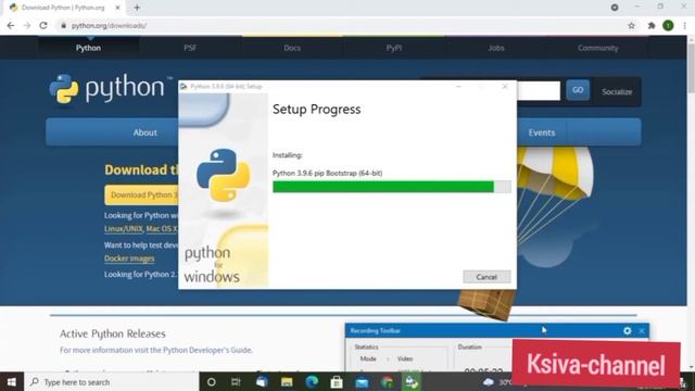 Python installation and environment setup on Windows 10 in telugu || Ksiva-channel || Python смотреть онлайн