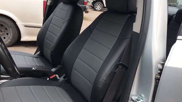 Чехлы на Шевроле Авео Т300 из Экокожи . Установка авточехлов со снятием сидений в Москве. смотреть онлайн