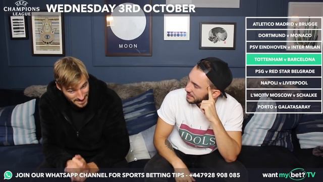 Champions League - Gameweek 2 - Wednesday 3rd October - 2018/2019 смотреть онлайн