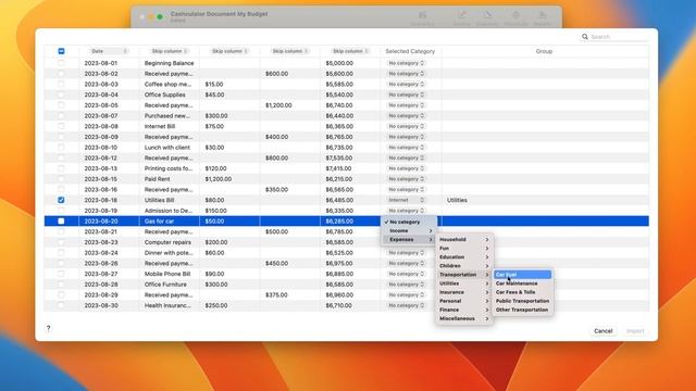 How to import CSV data into Cashculator смотреть онлайн