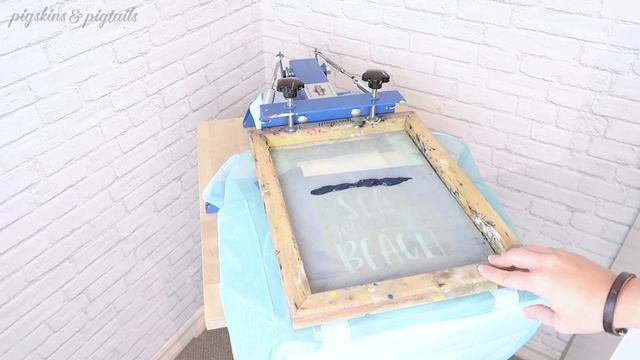 Screen Printing with Vinyl on Mesh Bags смотреть онлайн