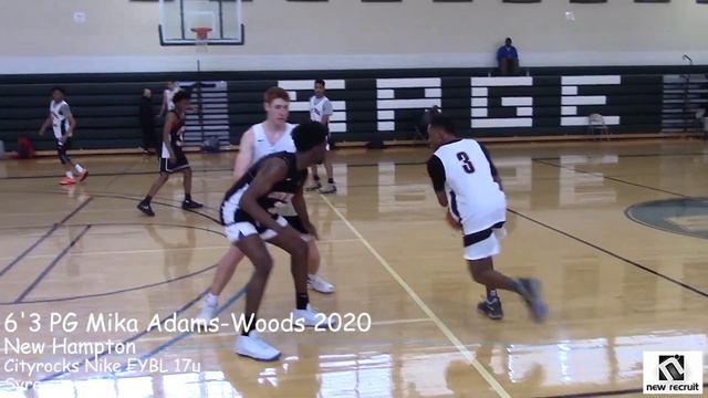 New Recruit Media LLC presents: 6'3 PG MIKA ADAMS-WOODS / 2018 PRESEASON FULL VERSION смотреть онлайн