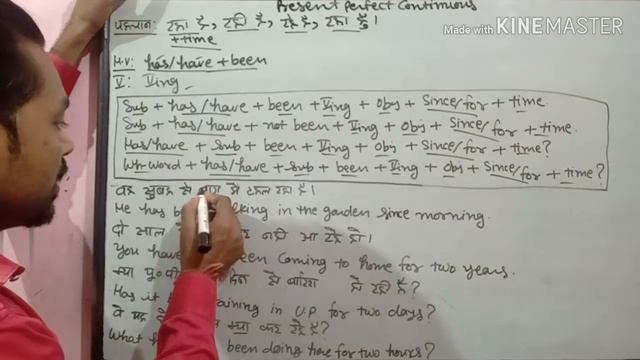 Translation : Present Perfect Continuous Tense смотреть онлайн