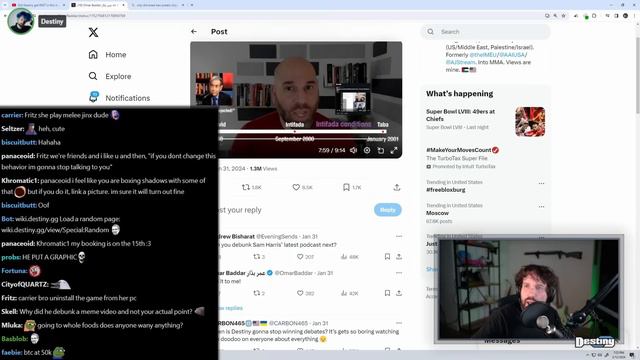 Destiny Reacts To Debate Response Video смотреть онлайн