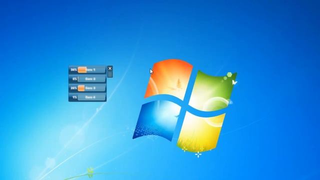CPU Monitor Windows 7 Gadget смотреть онлайн
