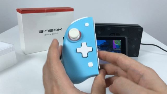 LED Nintendo Switch Joy-Con Review by BinBok (Blue & Green) смотреть онлайн