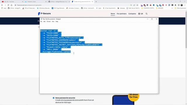 Installing FlatNotes on docker using a command line easily смотреть онлайн
