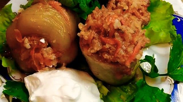 Фаршированный перец, кабачки, баклажаны запечённые в духовке смотреть онлайн