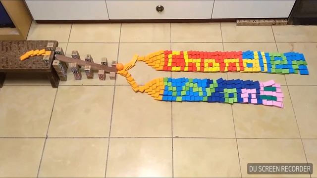Challenge12 Destroy the domino castle смотреть онлайн