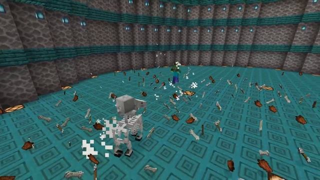 Skeleton Horsemen vs Zombie Horsemen - Minecraft Mob Battle смотреть онлайн