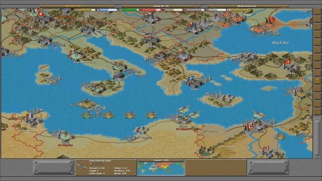 Strategic Command WWII Global Conflict GOLD #16 "USSR-reorganization on the east" Walkthrough смотреть онлайн
