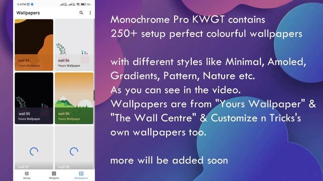 Monochrome Pro KWGT official video | Customize n Tricks | Raj Arya | New widget pack | Wallpapers смотреть онлайн