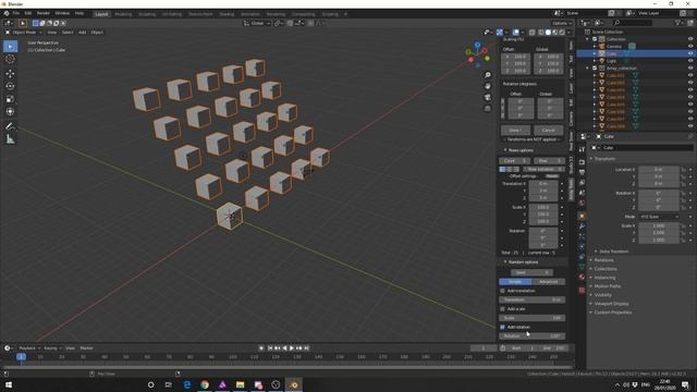 Blender add-on overview: Array Tools + how to copy rigid bodies смотреть онлайн