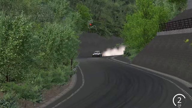 Top10 Assetto Corsa Touge Run Reverse Entry and Wall Proximity смотреть онлайн