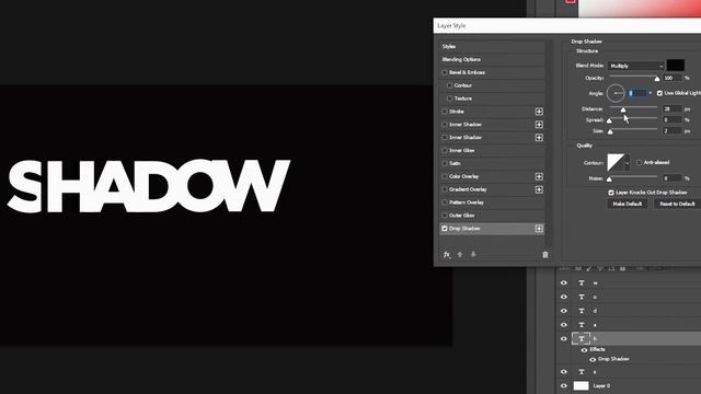 How to create shadow effect Overlapping Text Effect with Reflection in photoshop in Hindi смотреть онлайн