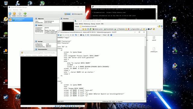 Wir erstellen einen Minecraft – Server, #6 Ein Startskript erstellen смотреть онлайн