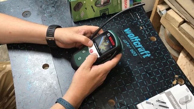 Заглянем в дырочку....Инспекционная камера Bosch UniversalInspect смотреть онлайн