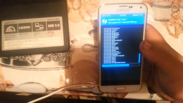 install LineageOs 14.1 Galaxy S5 klte officiel Android 7.1.2 Nougat смотреть онлайн
