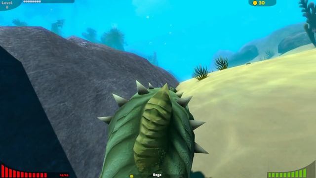 ЖРИ ИЛИ СОЖРУТ ТЕБЯ! 3D ВЕРСИЯ СЛИЗЕРИО НОВАЯ ИГРА FISH FEED AND GROW смотреть онлайн