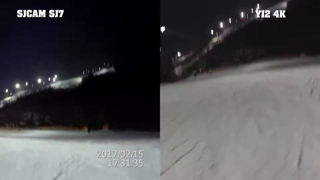 Спуск на сноуборде FHD - GoPro HERO5 Black, YI 4K Action Camera, SJCAM SJ7 Star смотреть онлайн