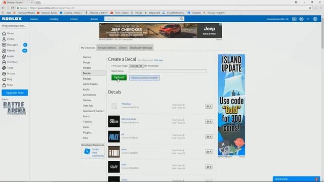 ROBLOX | How to create a decal смотреть онлайн