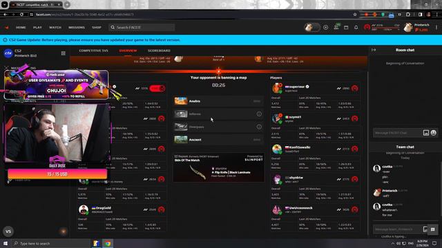 CS2 FACEIT ROAD TO 3500 ELO #ქართულად смотреть онлайн