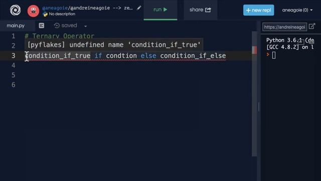 53.Ternary Operator/python beginner to master full course / Learning Course. смотреть онлайн