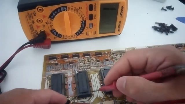 How To Taste Inverter Board On LCD Tv.