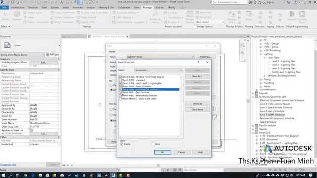 Hướng dẫn sử dụng Revit MEP 2019 | Bài 57: In ấn bản vẽ смотреть онлайн