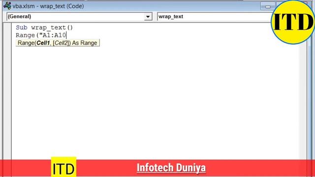 VBA Tutorial | VBA WRAP TEXT| excel vba wrap text смотреть онлайн