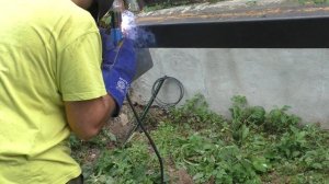 Изготовление и установка трубостойки для ввода СИП на участок, Часть 1