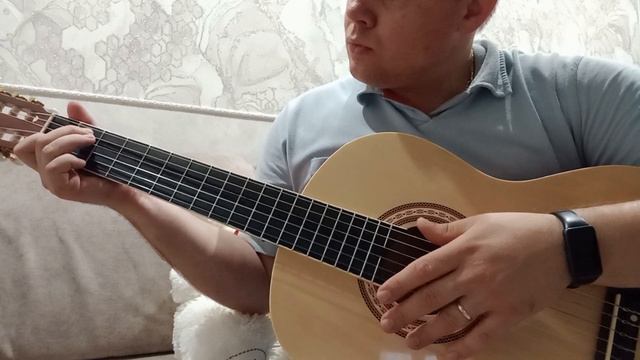 Гитара с нуля!!! Позади 3-й урок и вот результат))) смотреть онлайн